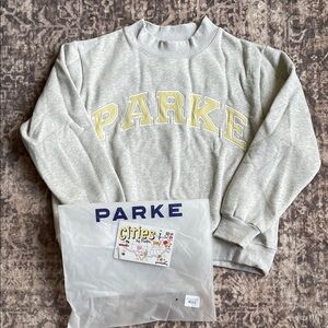 New!! PARKE Sweatshirt Grey/Yellow